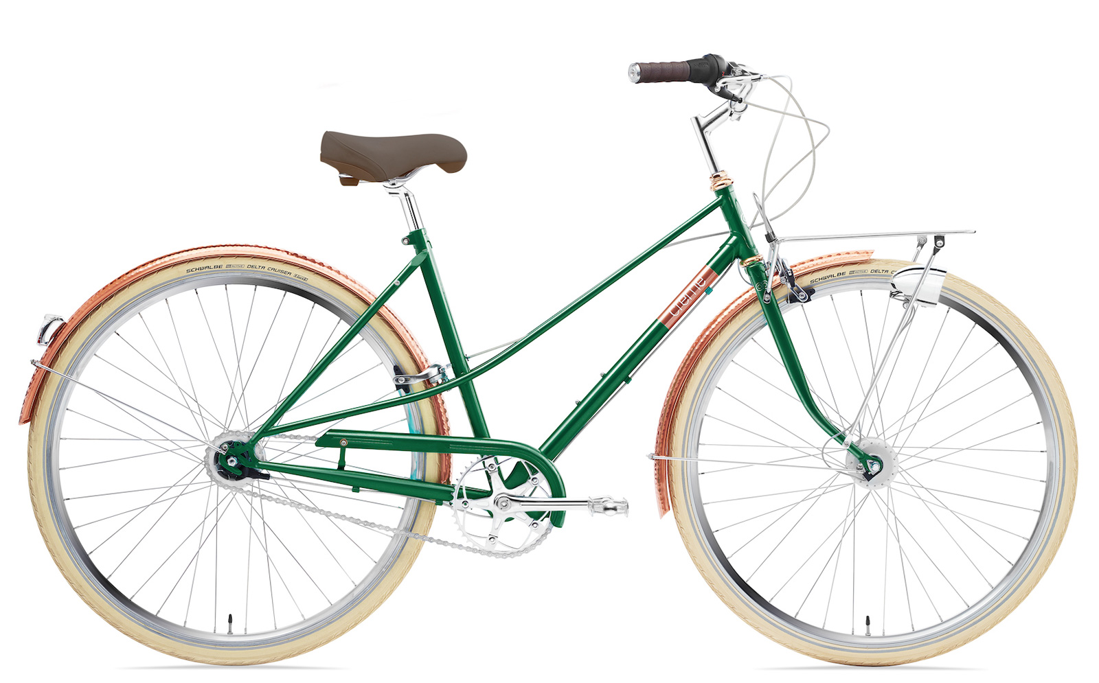 wicker metal insert cover cycling Bike Basket Blue Mint Green Dots on White 